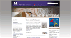 Desktop Screenshot of biblioteca.montepulciano.si.it