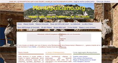 Desktop Screenshot of montepulciano.org