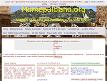 Tablet Screenshot of montepulciano.org