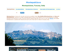 Tablet Screenshot of montepulciano.net